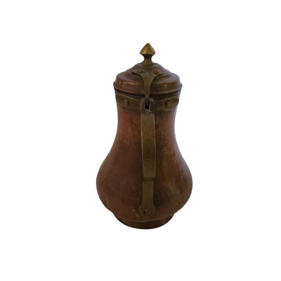 Copper & Brass Teapot - Picture 4 of 7